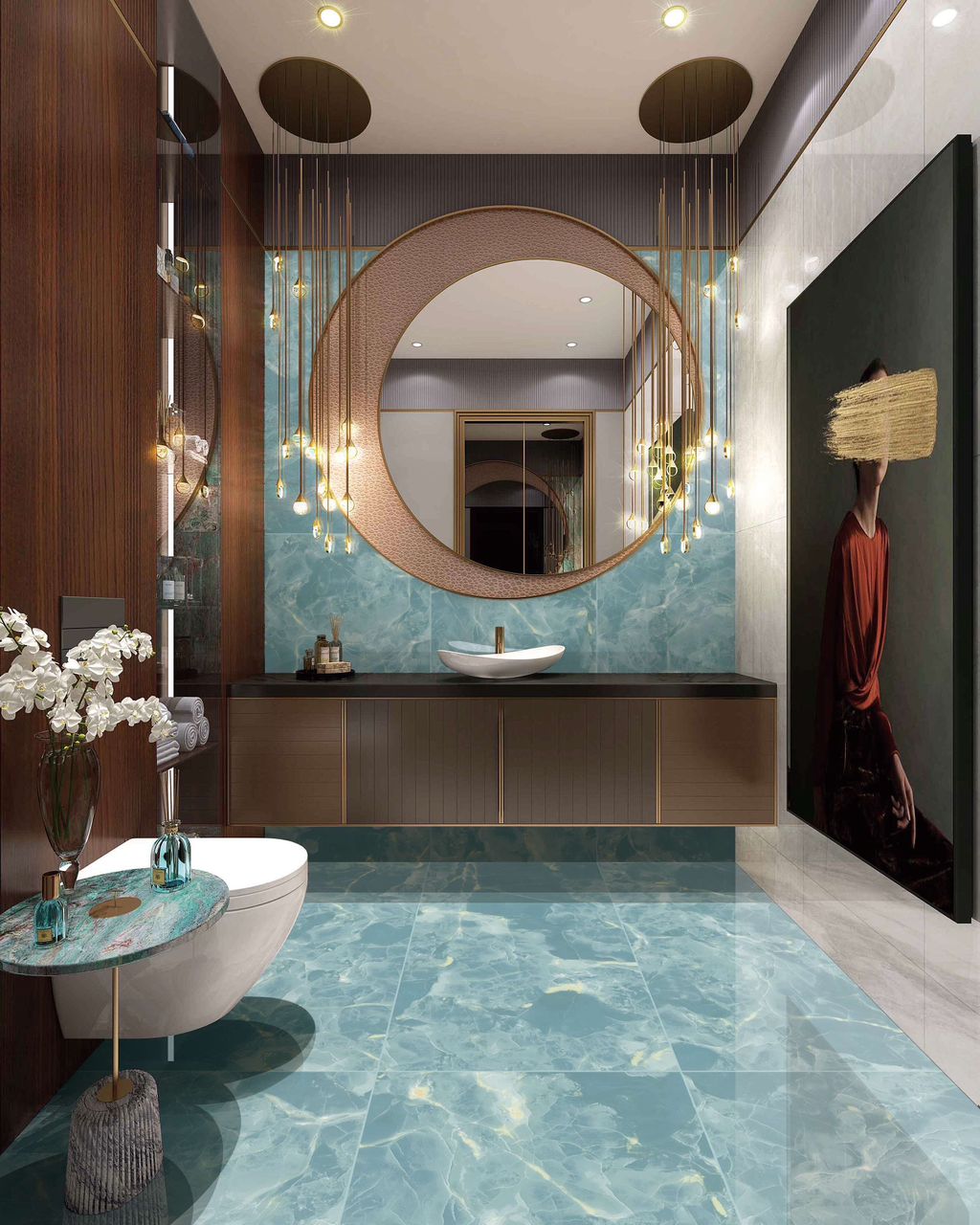 Clear Ocean Porcelain Tile
