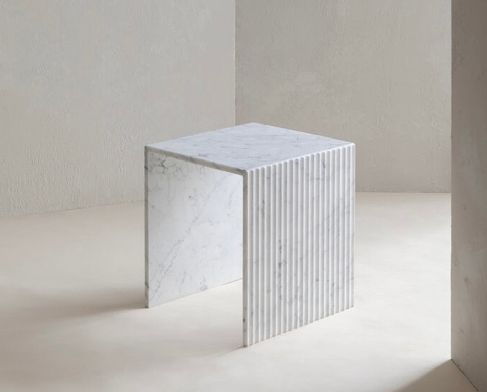 marble side table