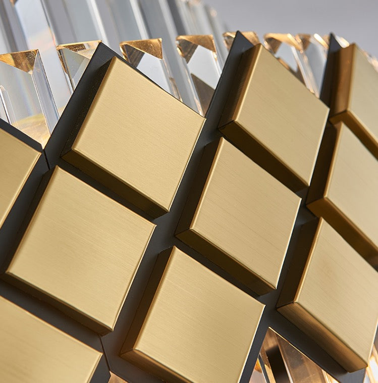 modern black and gold chandelier