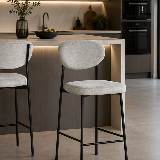 Monaco Upholstered Bar Stool – product view 1