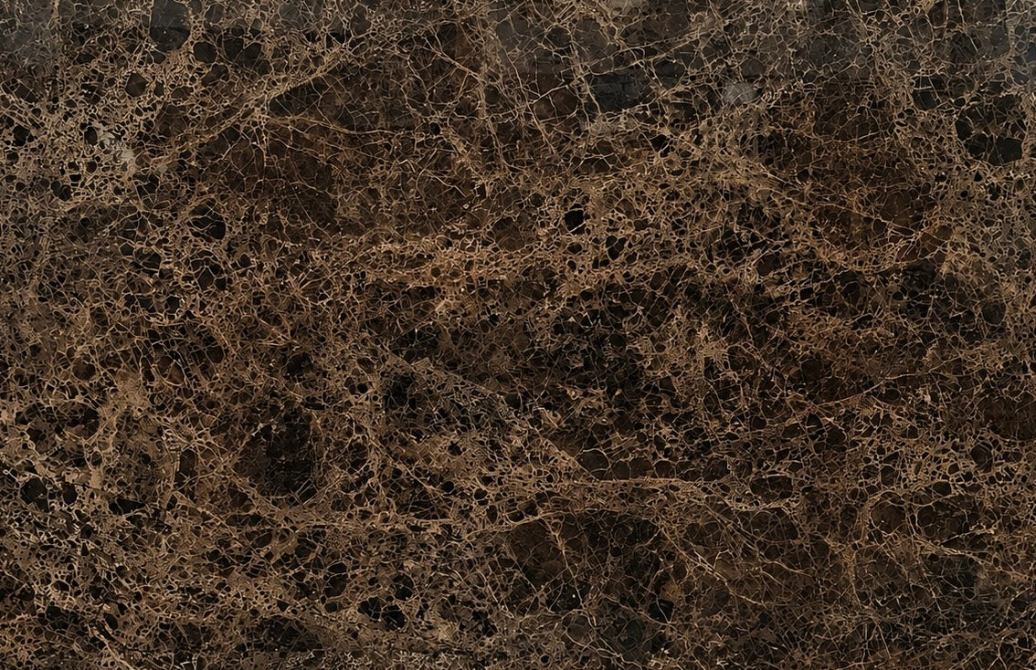 Dark Emperador Single Wall Mounted Marble Basin | Luxury Stone Wash Basin