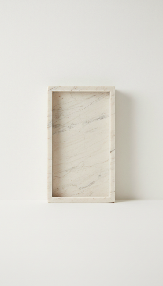 Minimal Marble Tray