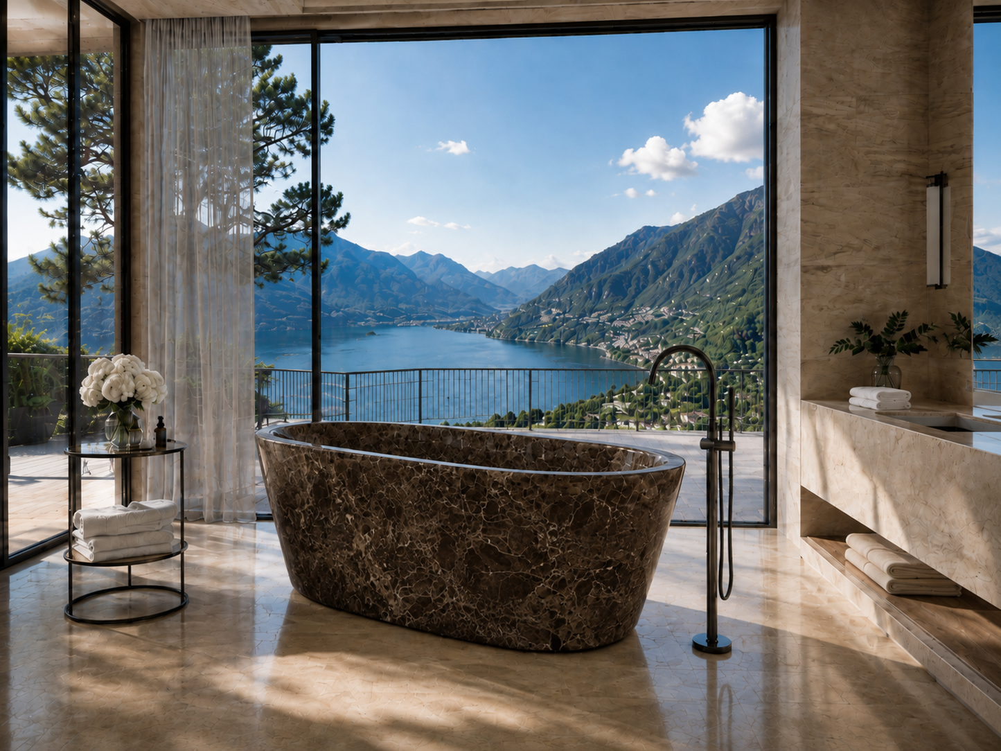 The Beaumont Collection | Luxury Freestanding Marble Bathtub