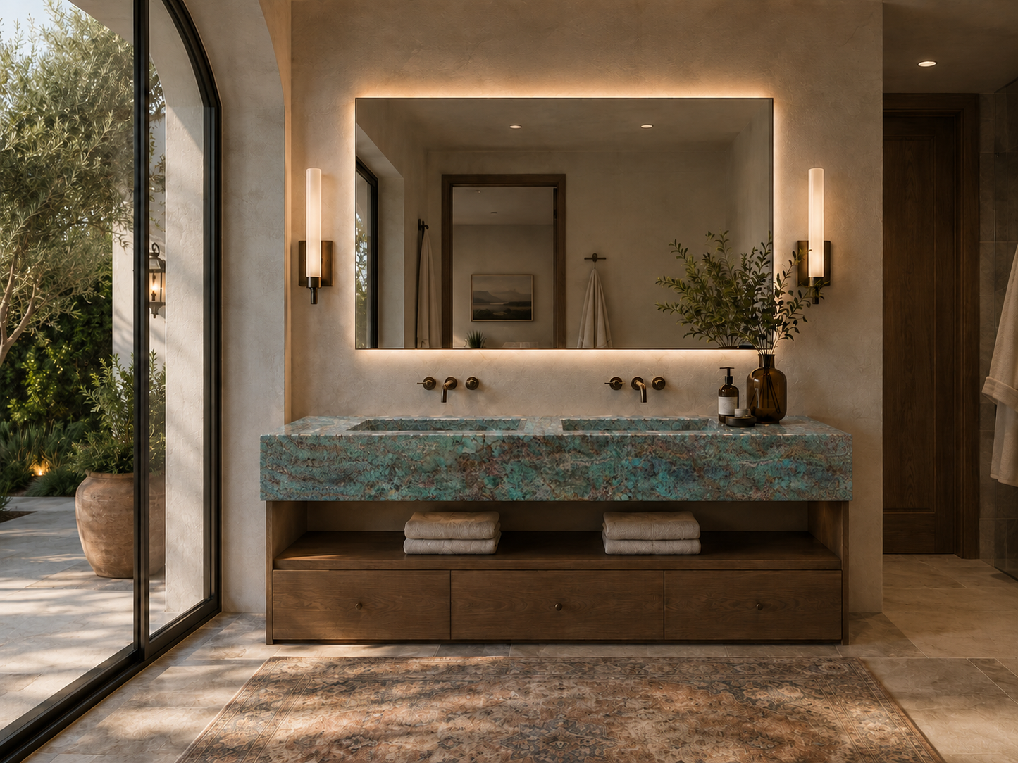 Grande Aurelia Collection | Luxury Stone Wash Basin