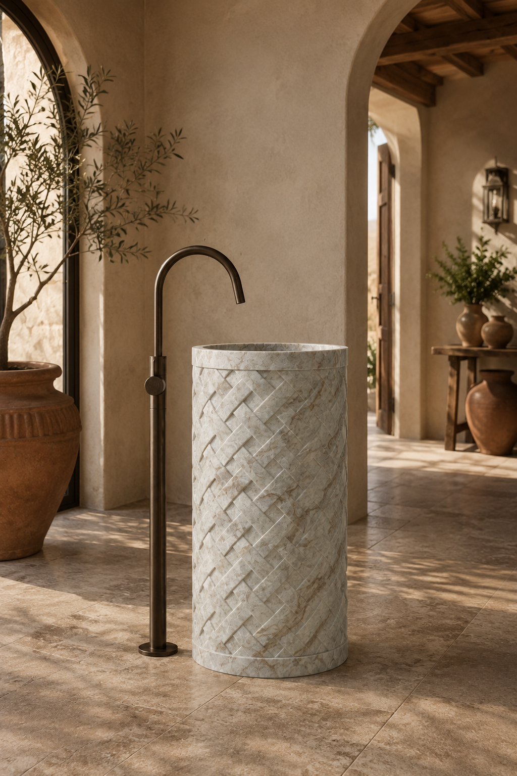 Taj Mahal stone sink 