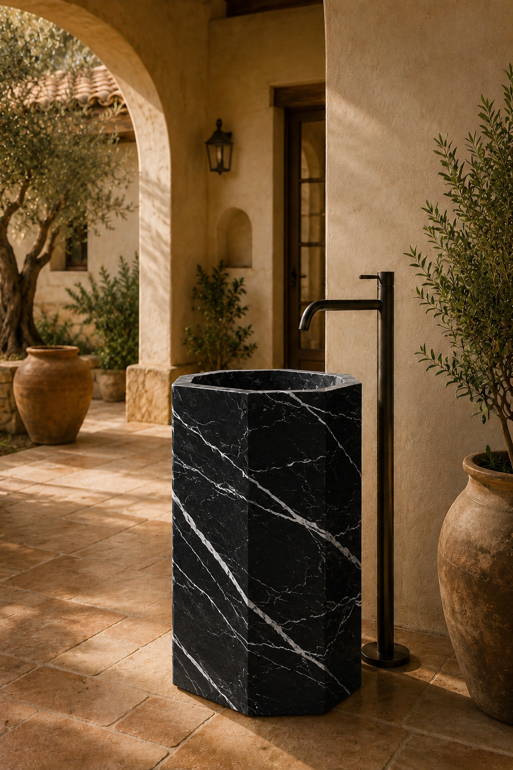 Nero Marquita pedestal 