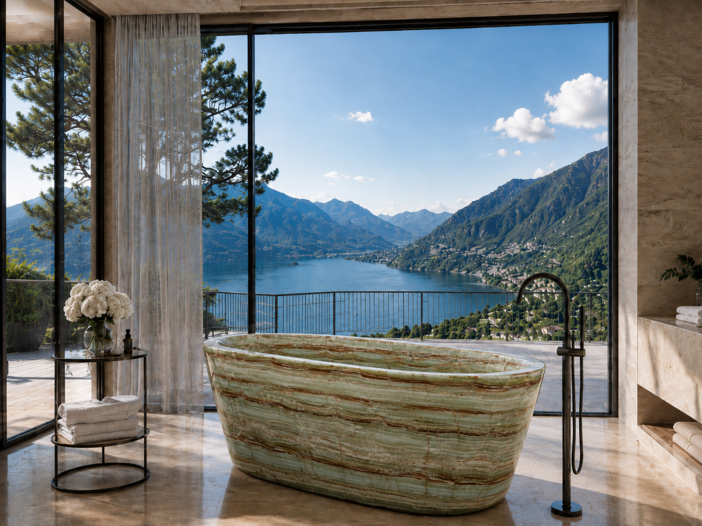 The Beaumont Collection | Luxury Freestanding Stone Bathtub