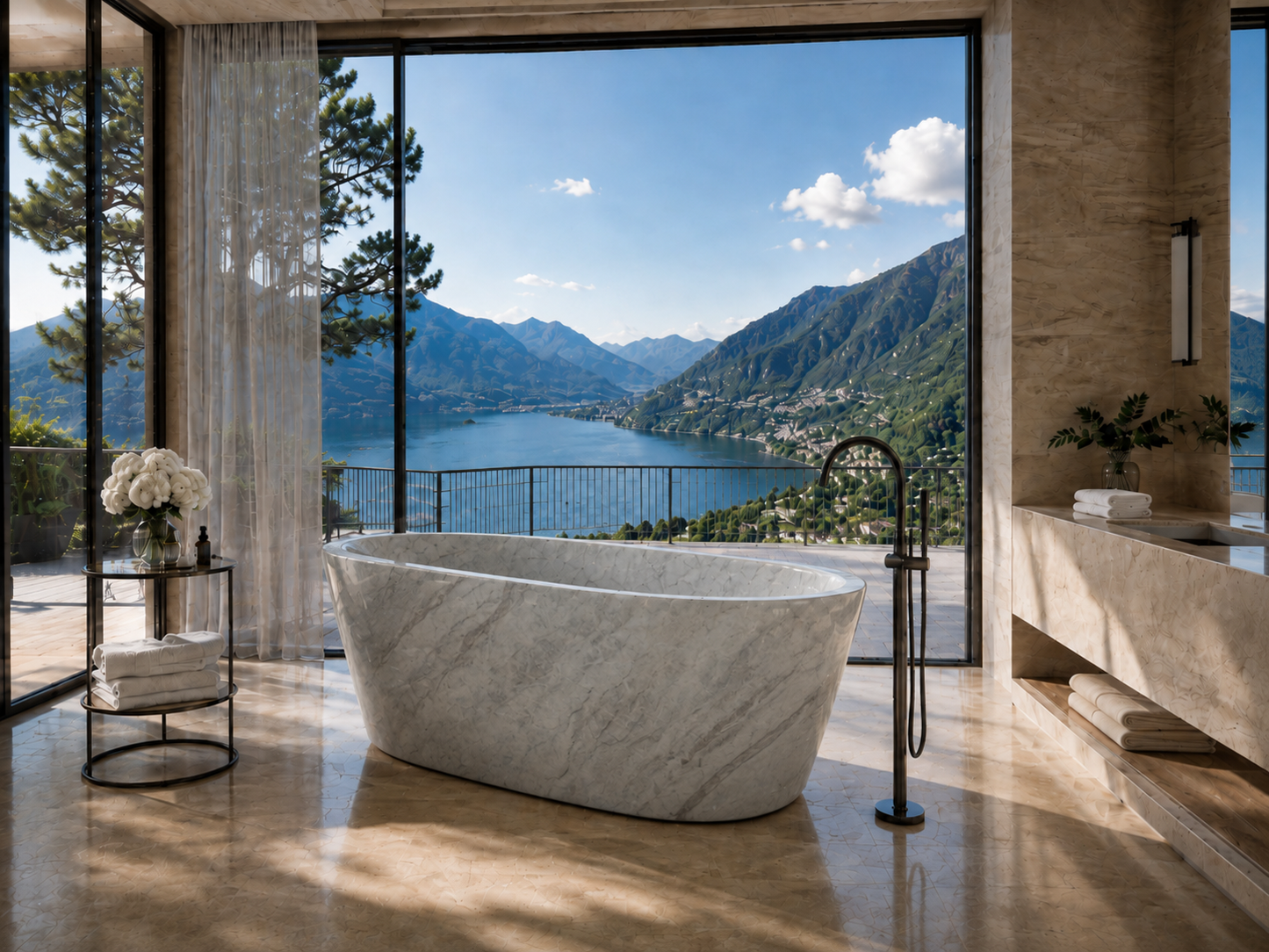 The Beaumont Collection | Luxury Freestanding Stone Bathtub