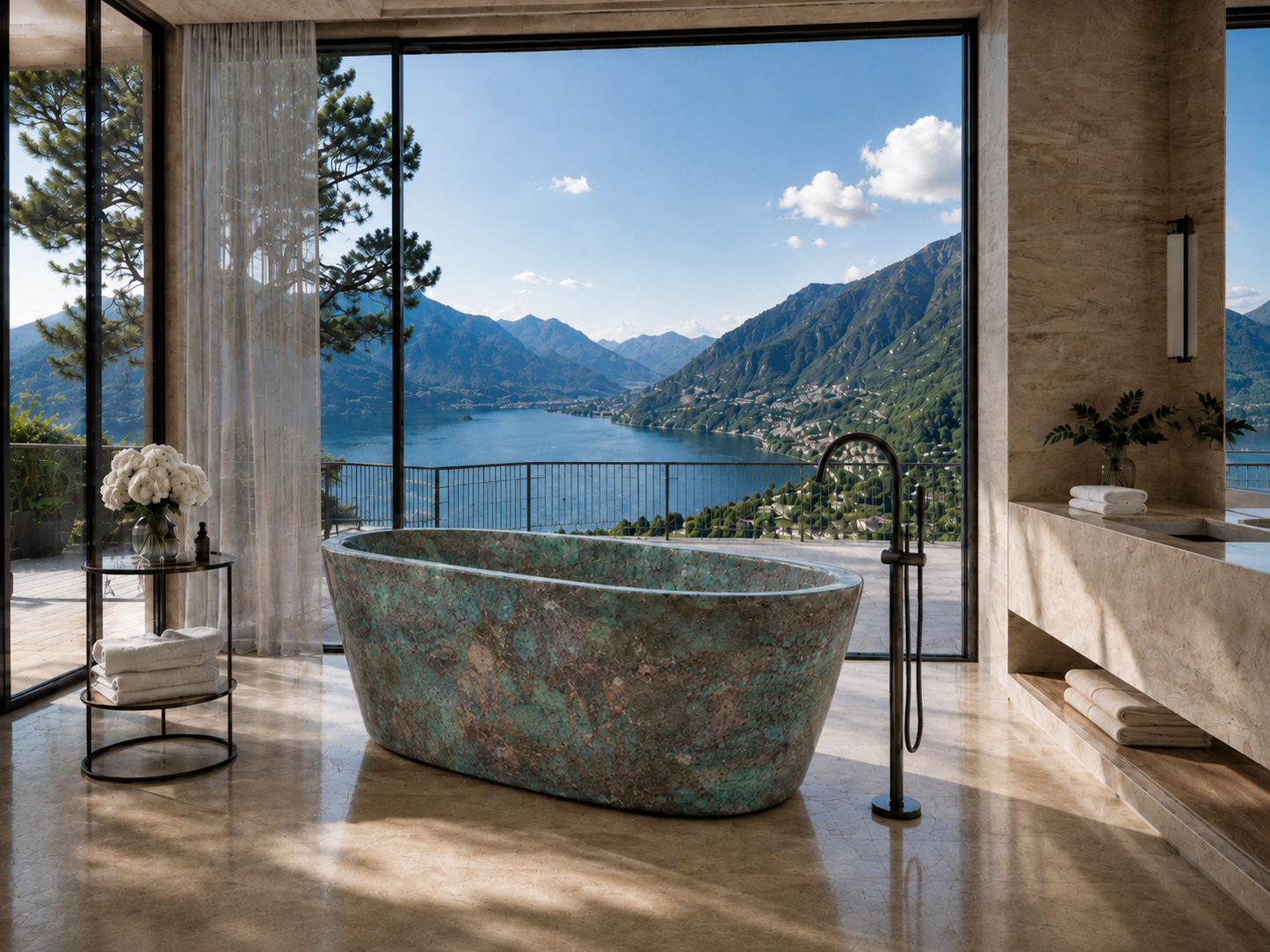 The Beaumont Collection | Luxury Freestanding Marble Bathtub