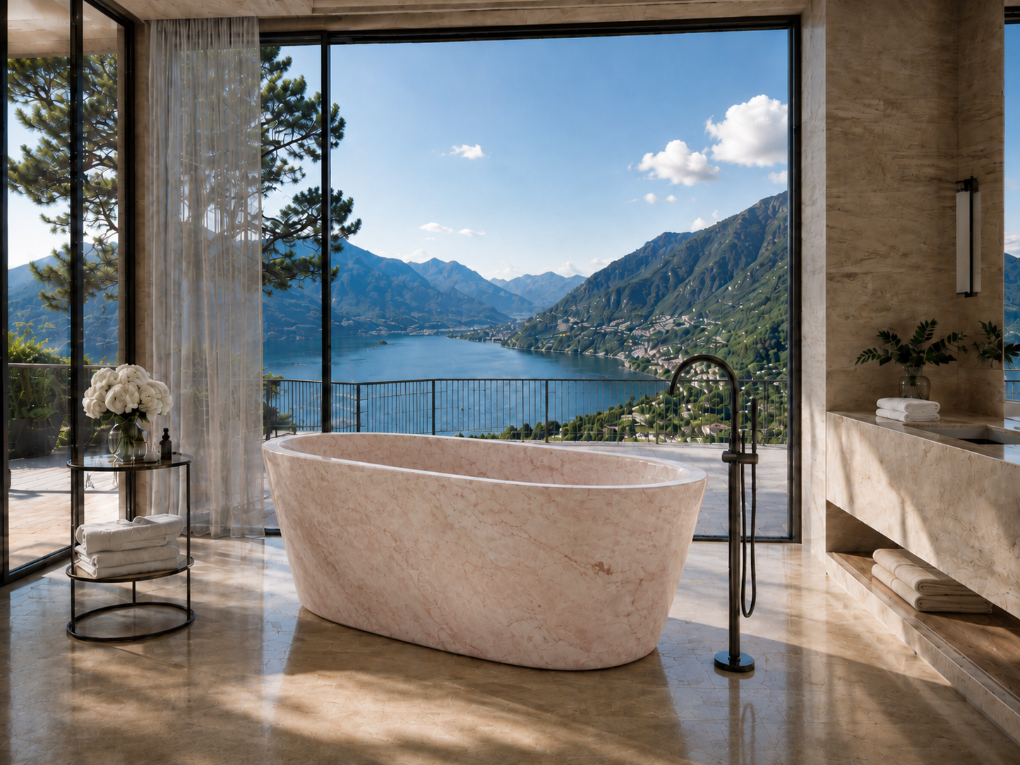 The Beaumont Collection | Luxury Freestanding Marble Bathtub