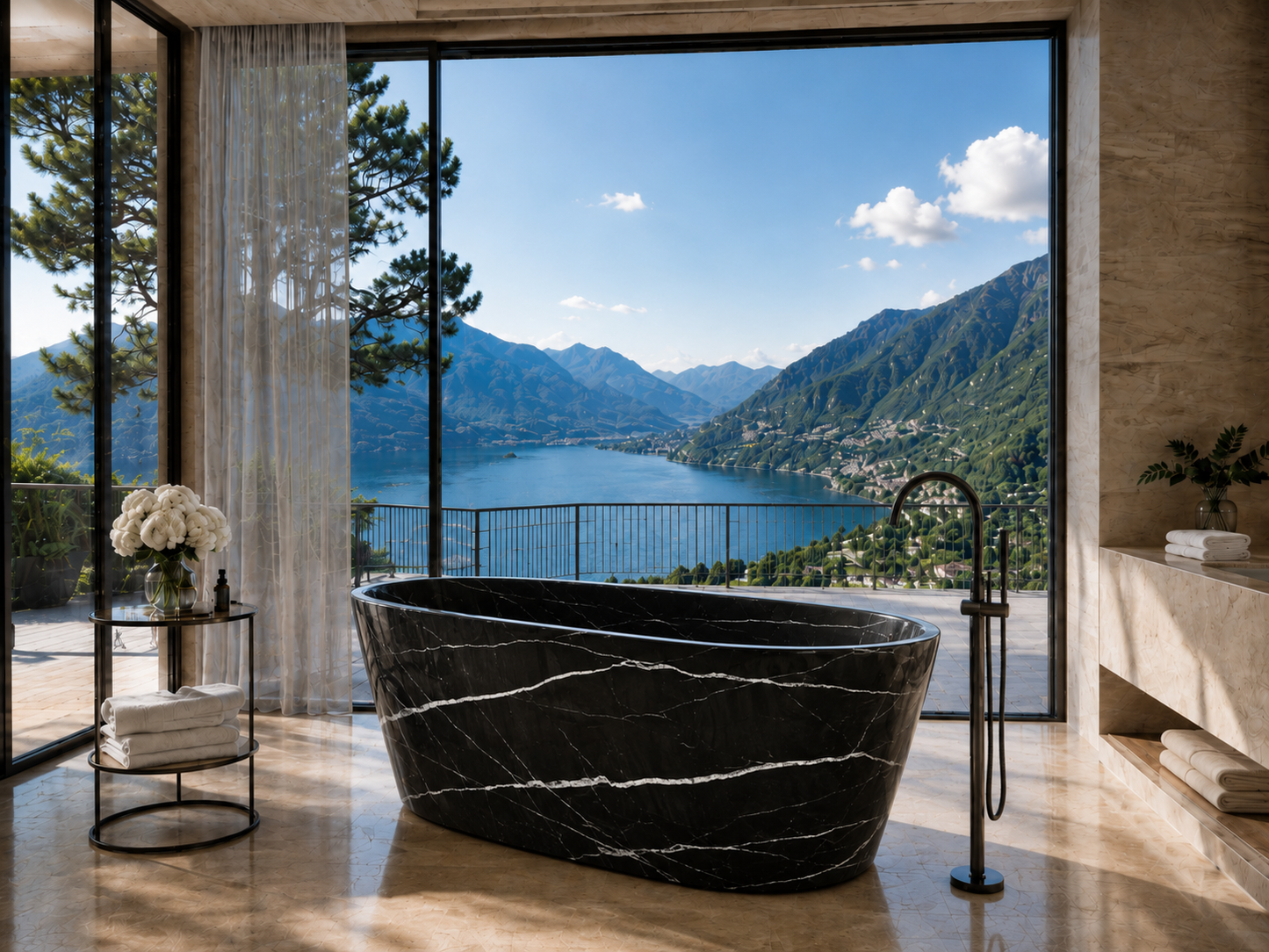 The Beaumont Collection | Luxury Freestanding Marble Bathtub