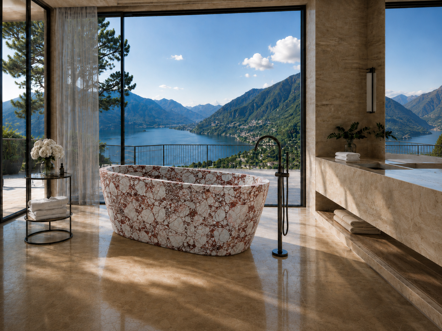 The Beaumont Collection | Luxury Freestanding Marble Bathtub