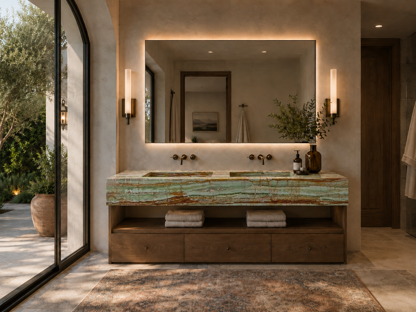 Grande Aurelia Collection | Luxury Stone Wash Basin