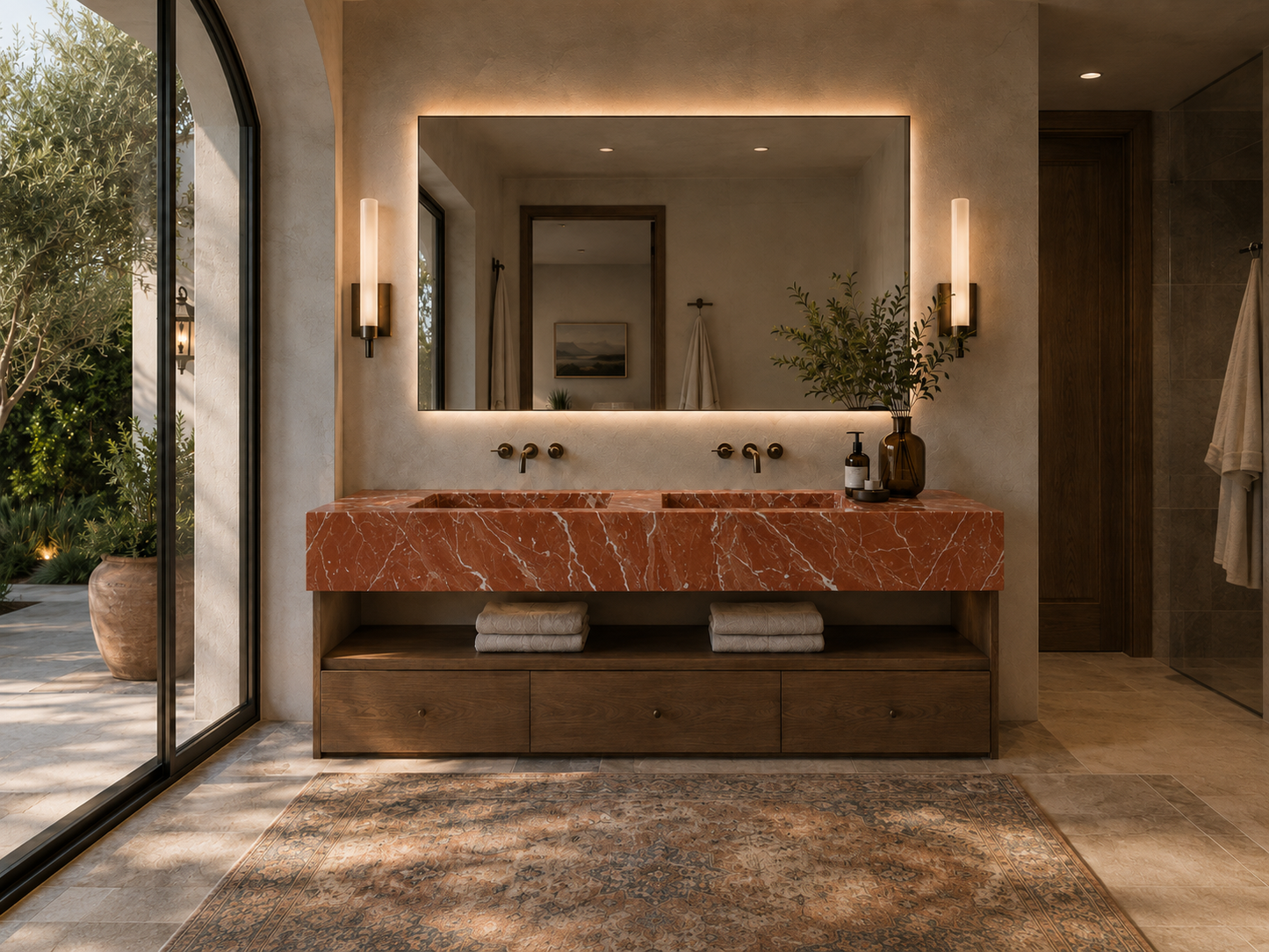 Grande Aurelia Collection | Luxury Stone Wash Basin