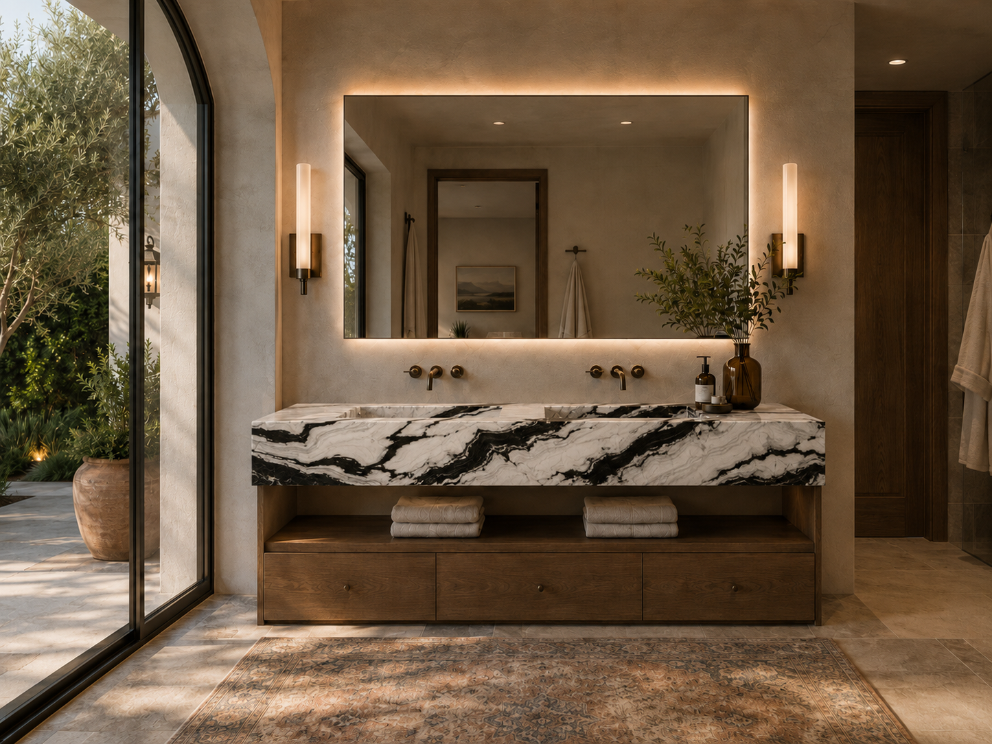 Grande Aurelia Collection | Luxury Stone Wash Basin