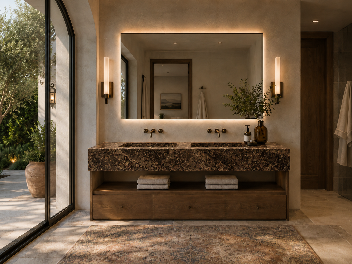 Grande Aurelia Collection | Luxury Stone Wash Basin
