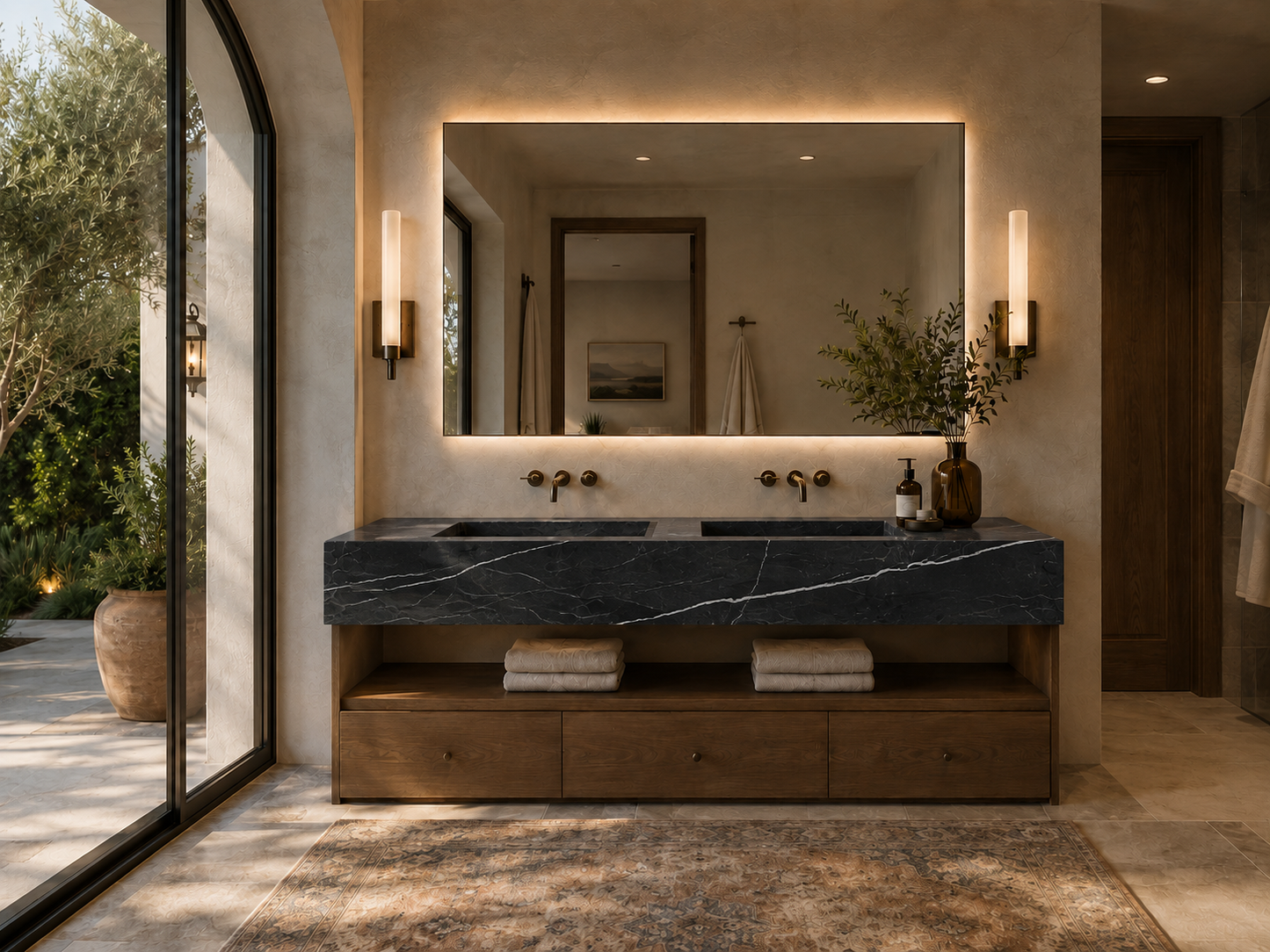 Grande Aurelia Collection | Luxury Stone Wash Basin