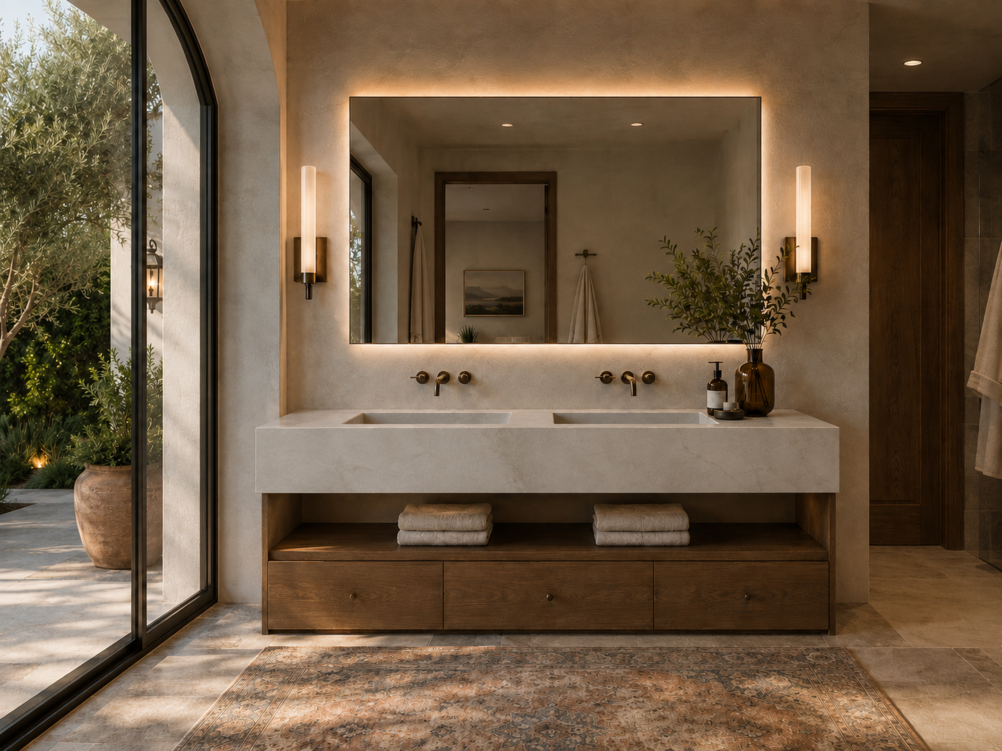 Grande Aurelia Collection | Luxury Stone Wash Basin