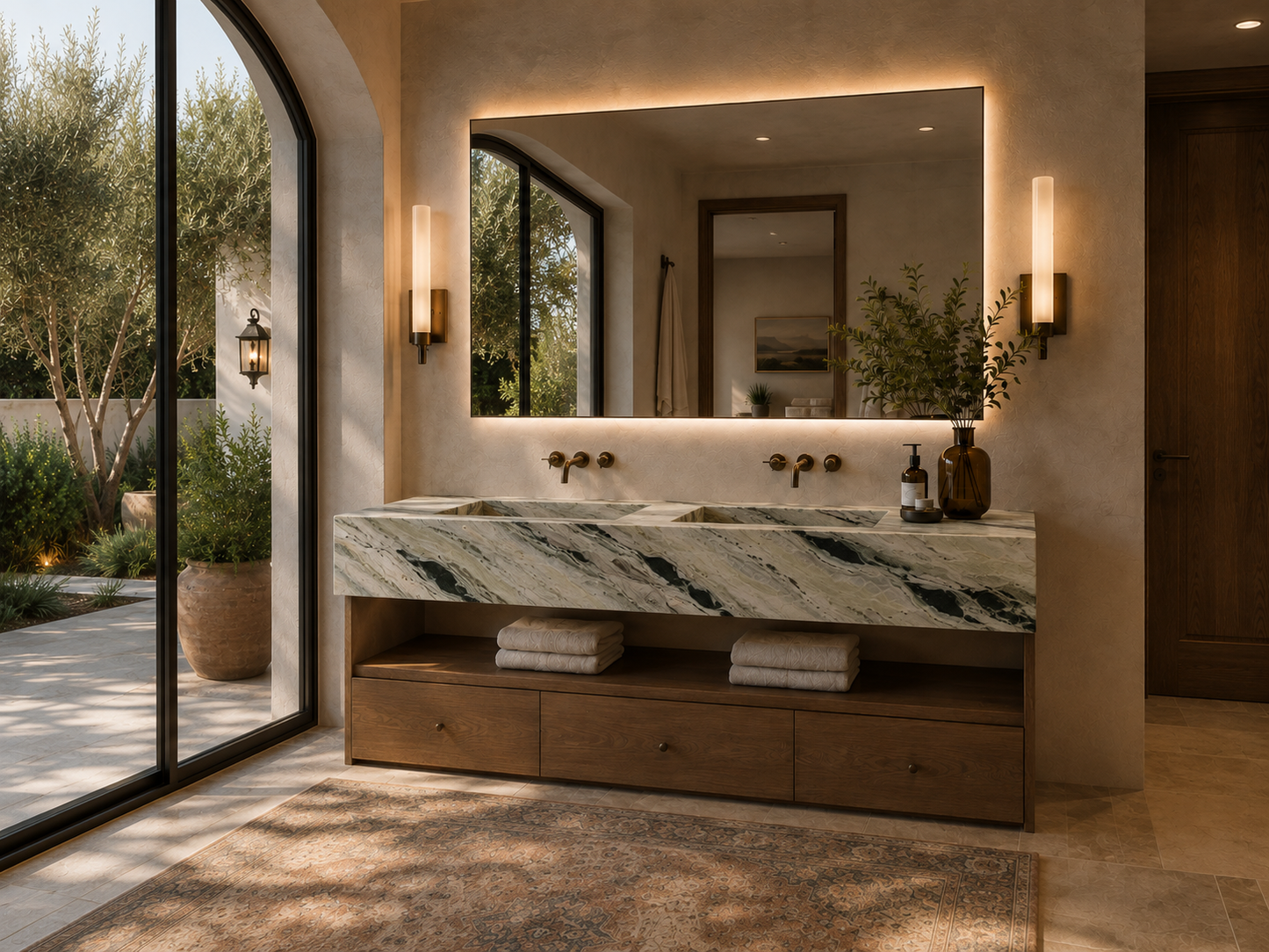 Grande Aurelia Collection | Luxury Stone Wash Basin