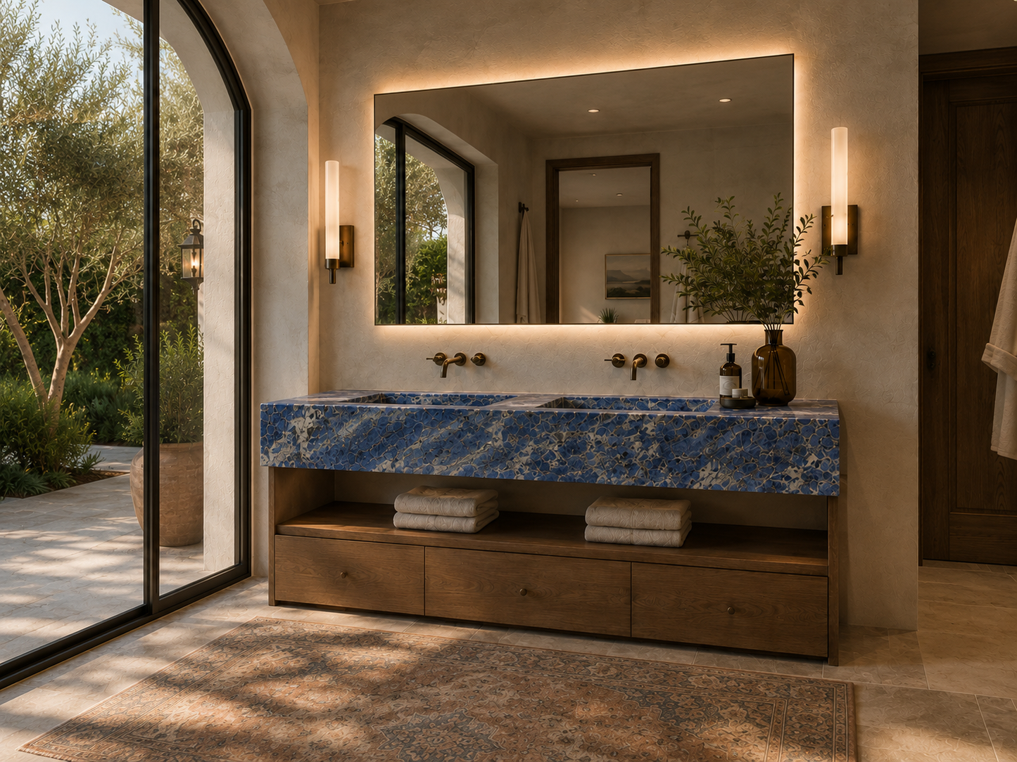 Grande Aurelia Collection | Luxury Stone Wash Basin