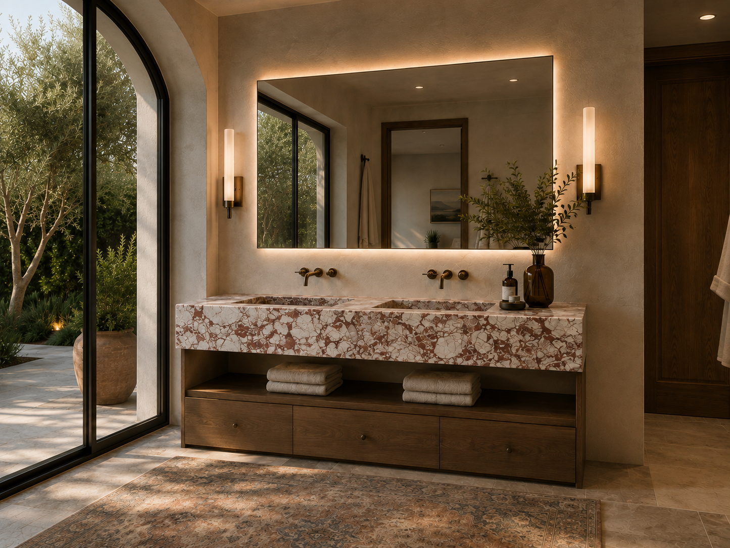 Grande Aurelia Collection | Luxury Stone Wash Basin