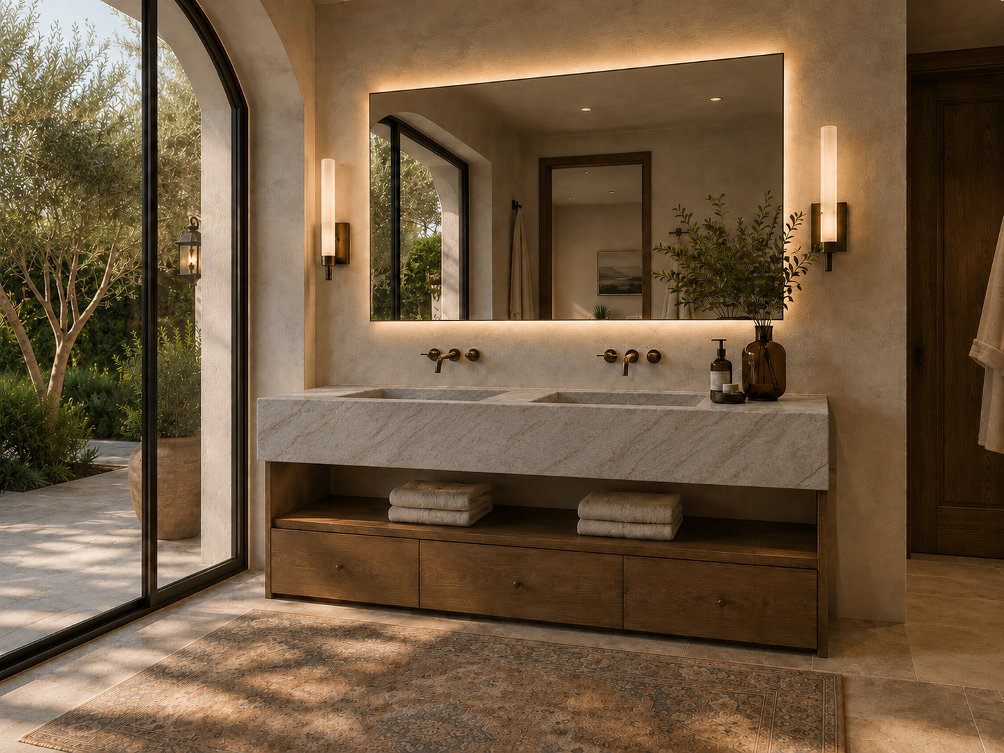 Grande Aurelia Collection | Luxury Stone Wash Basin