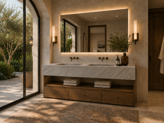 Grande Aurelia Collection Luxury Stone Wash Basin – Taj Mahal, product view 9