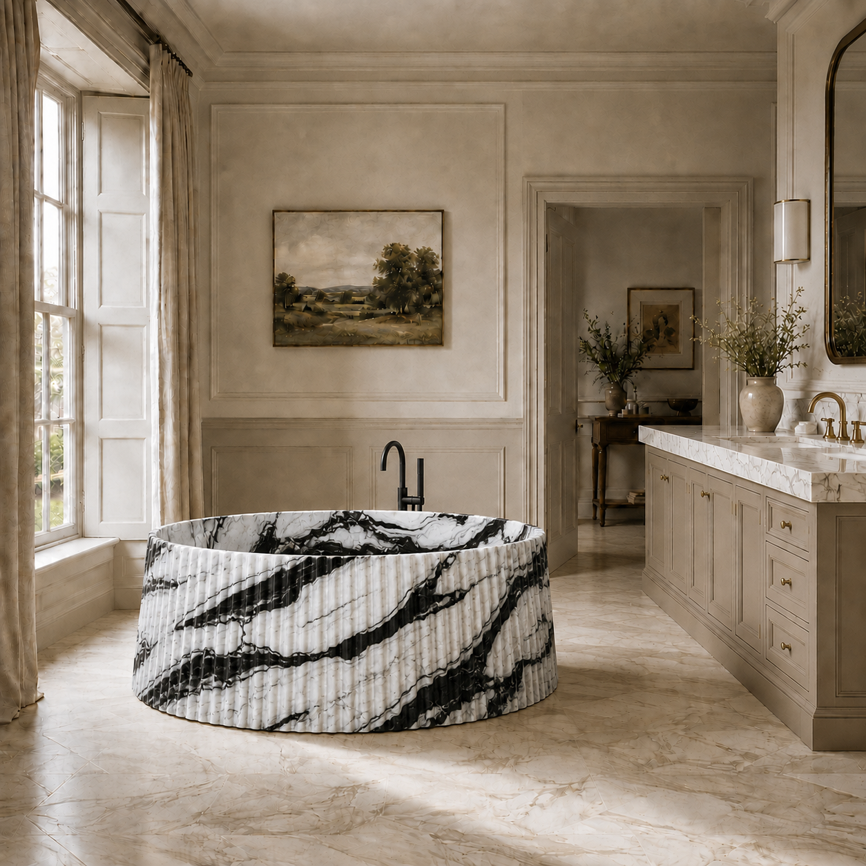 The Manor House Collection | Luxury Freestanding Marble Bathtub