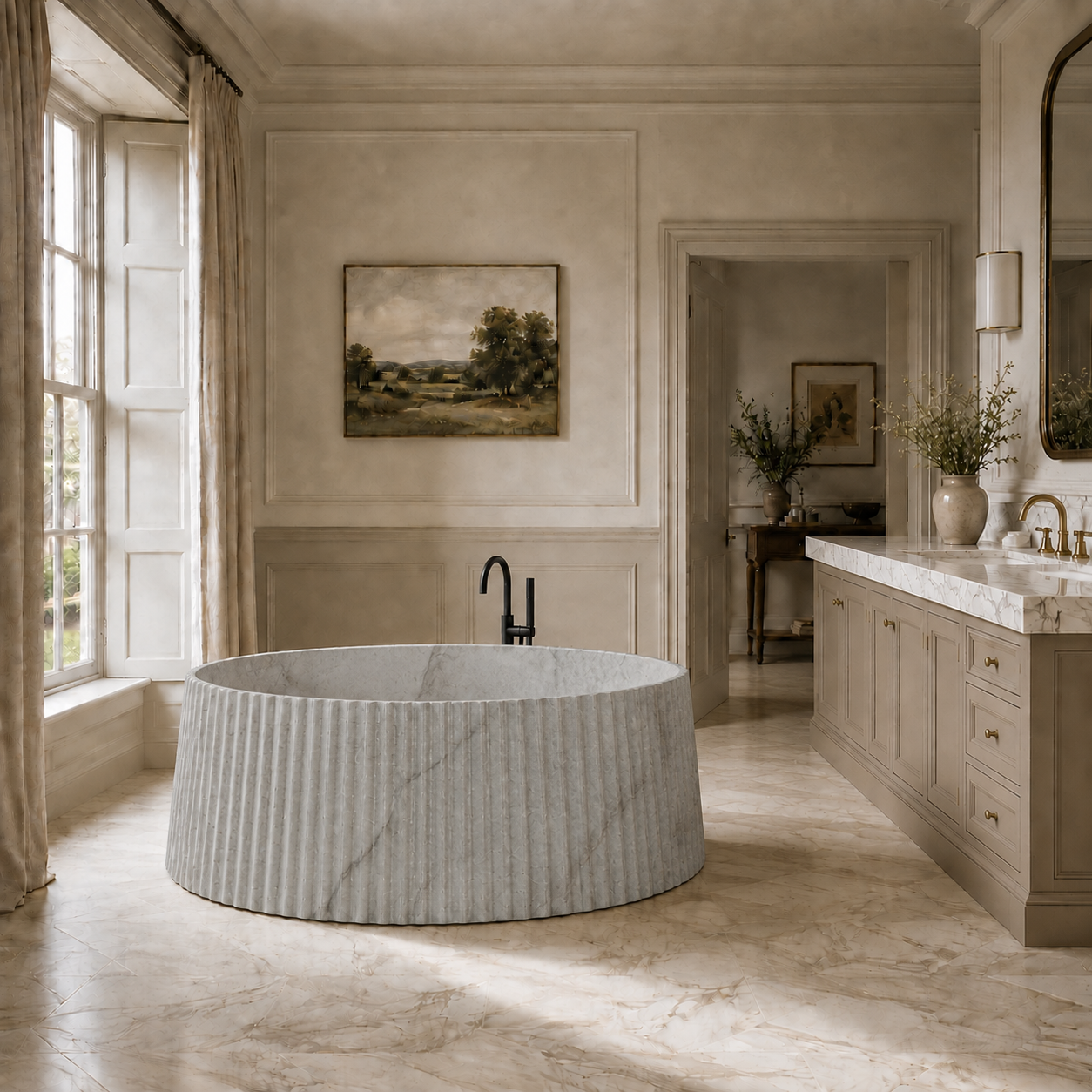 The Manor House Collection | Luxury Freestanding Marble Bathtub