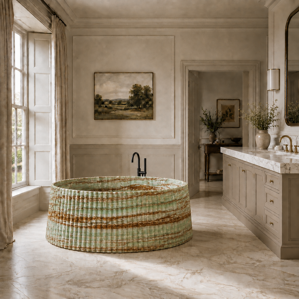 The Manor House Collection | Luxury Freestanding Marble Bathtub