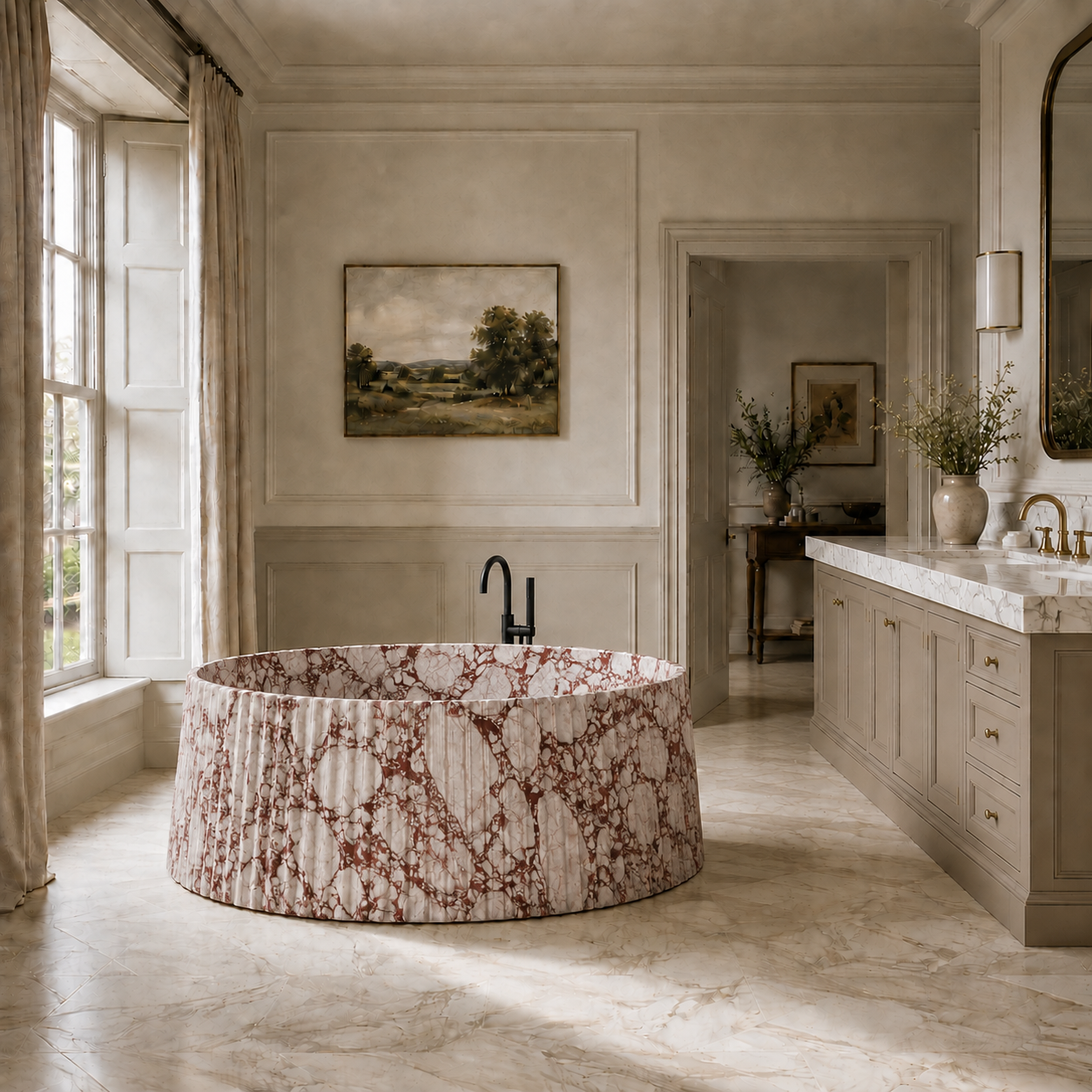 The Manor House Collection | Luxury Freestanding Marble Bathtub