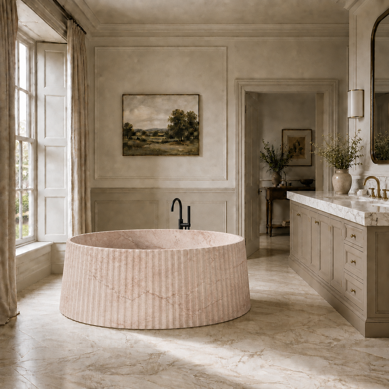 The Manor House Collection | Luxury Freestanding Marble Bathtub