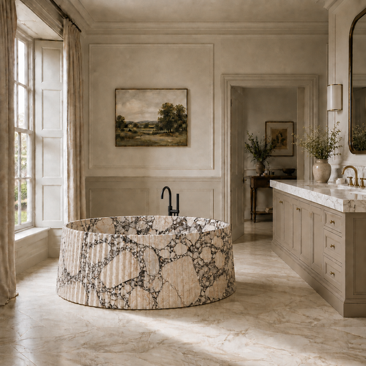 The Manor House Collection | Luxury Freestanding Marble Bathtub