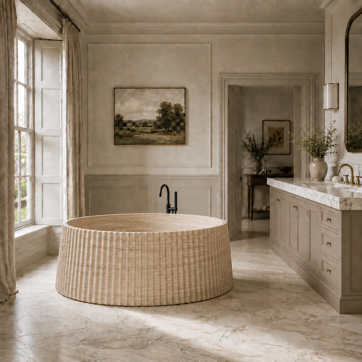 The Manor House Collection | Luxury Freestanding Marble Bathtub