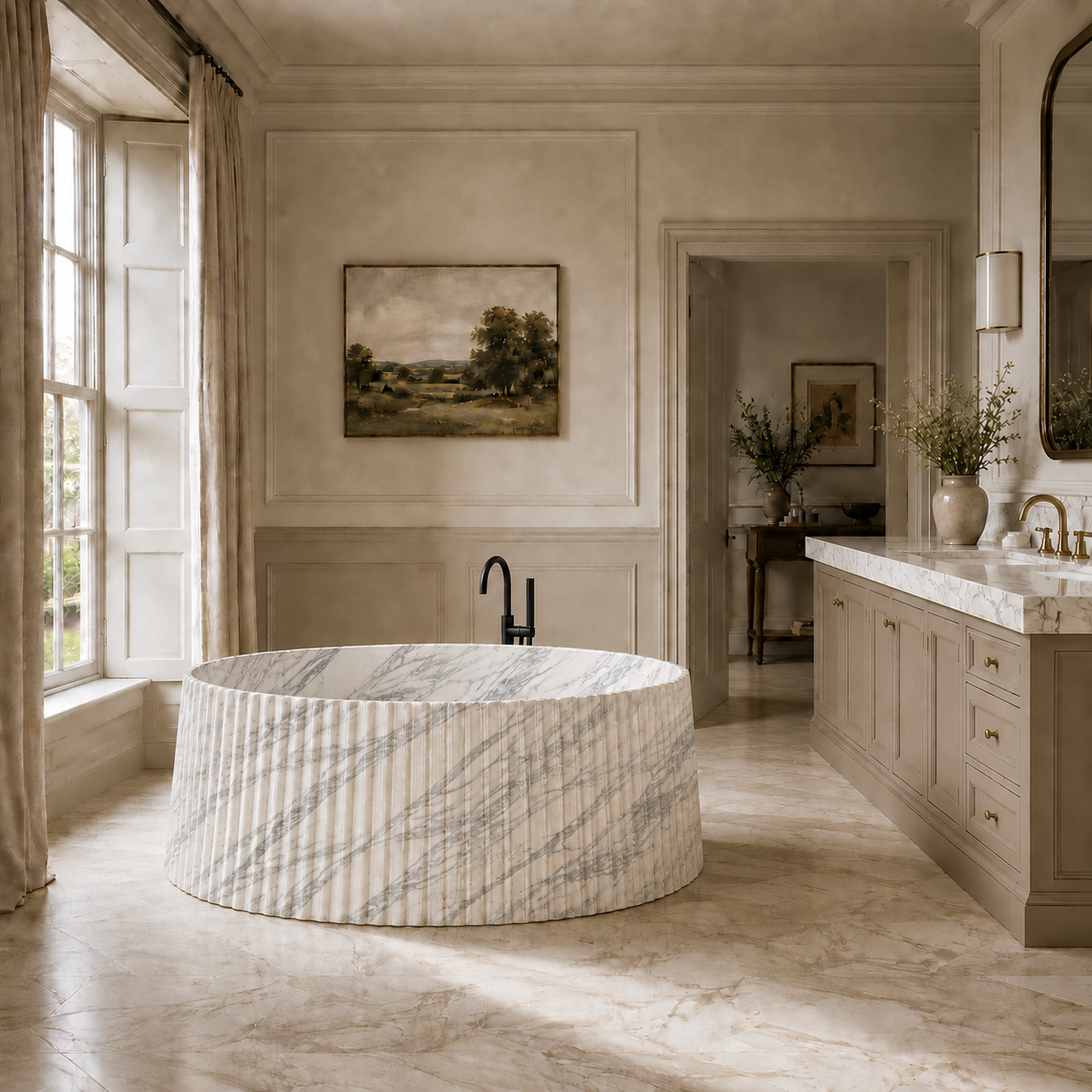 The Manor House Collection | Luxury Freestanding Marble Bathtub