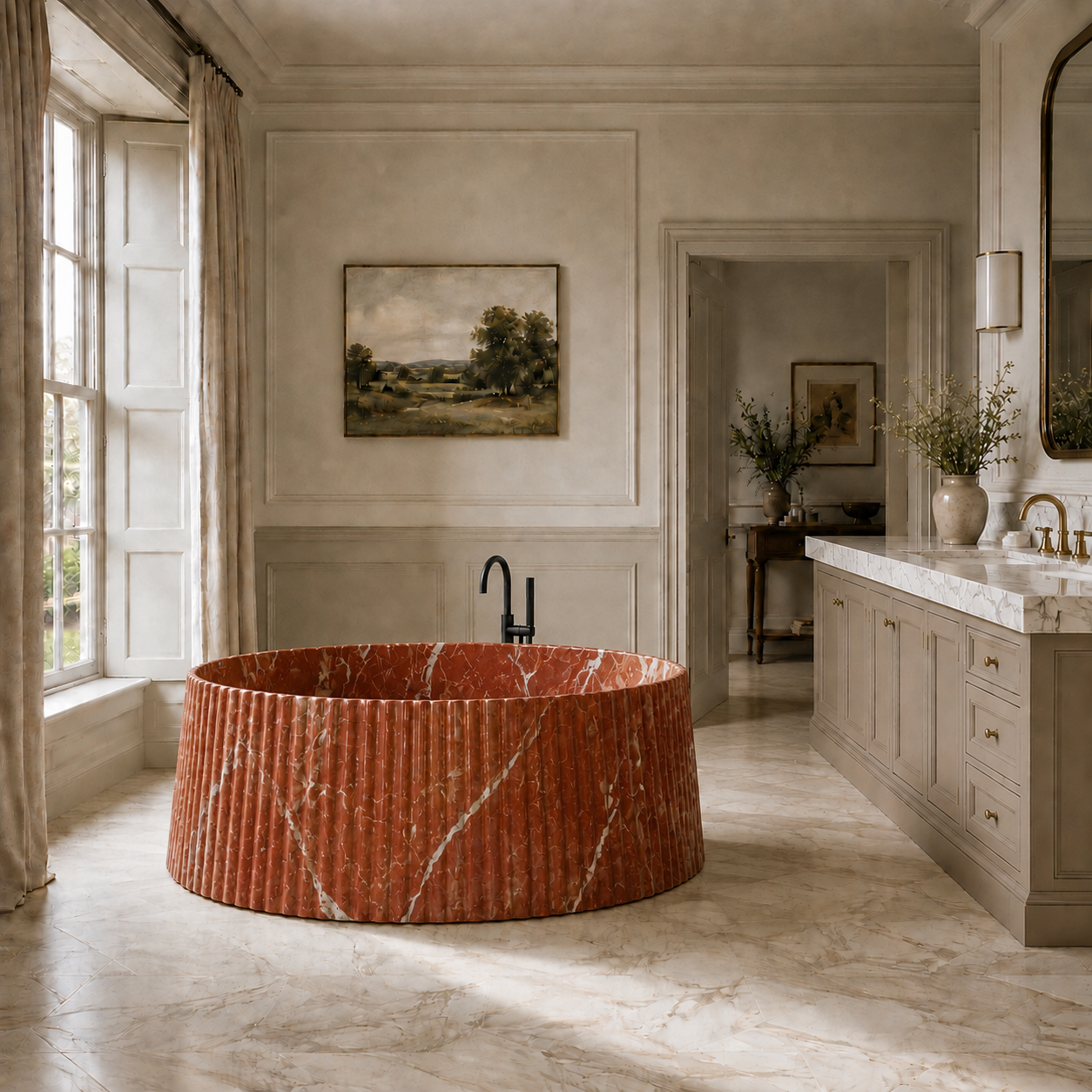 The Manor House Collection | Luxury Freestanding Marble Bathtub