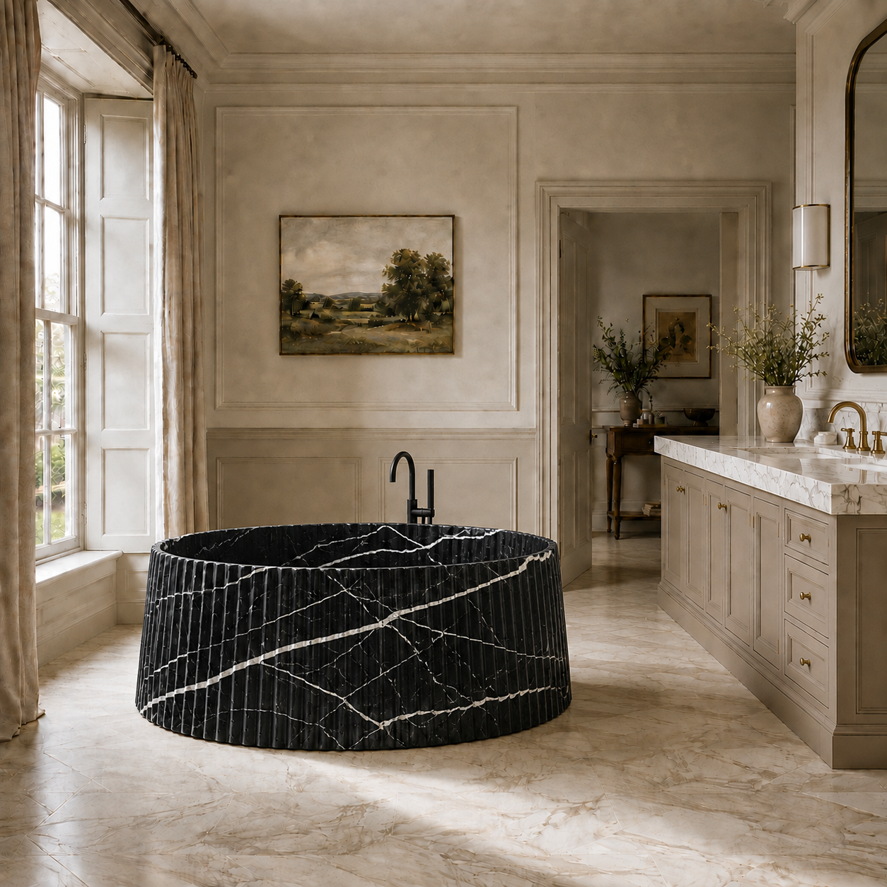 The Manor House Collection | Luxury Freestanding Marble Bathtub