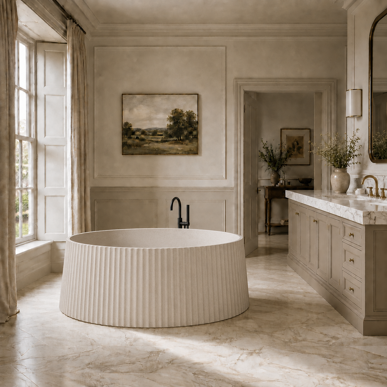 The Manor House Collection | Luxury Freestanding Marble Bathtub