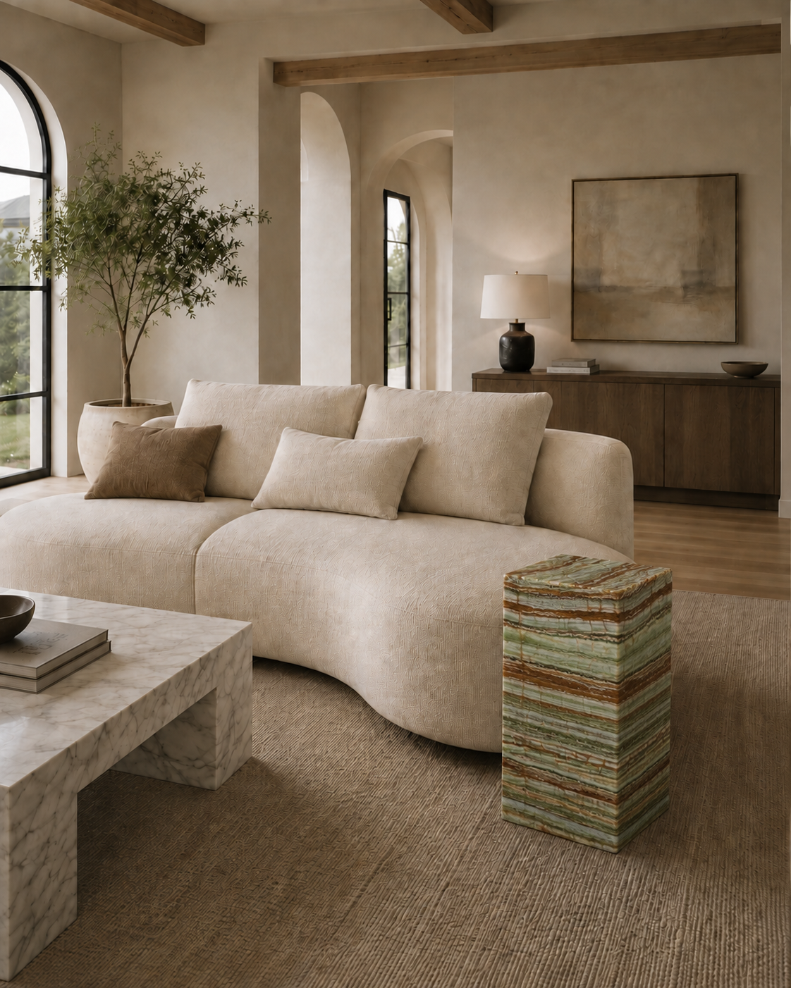The Monolith Collection | Luxury Stone Side Table