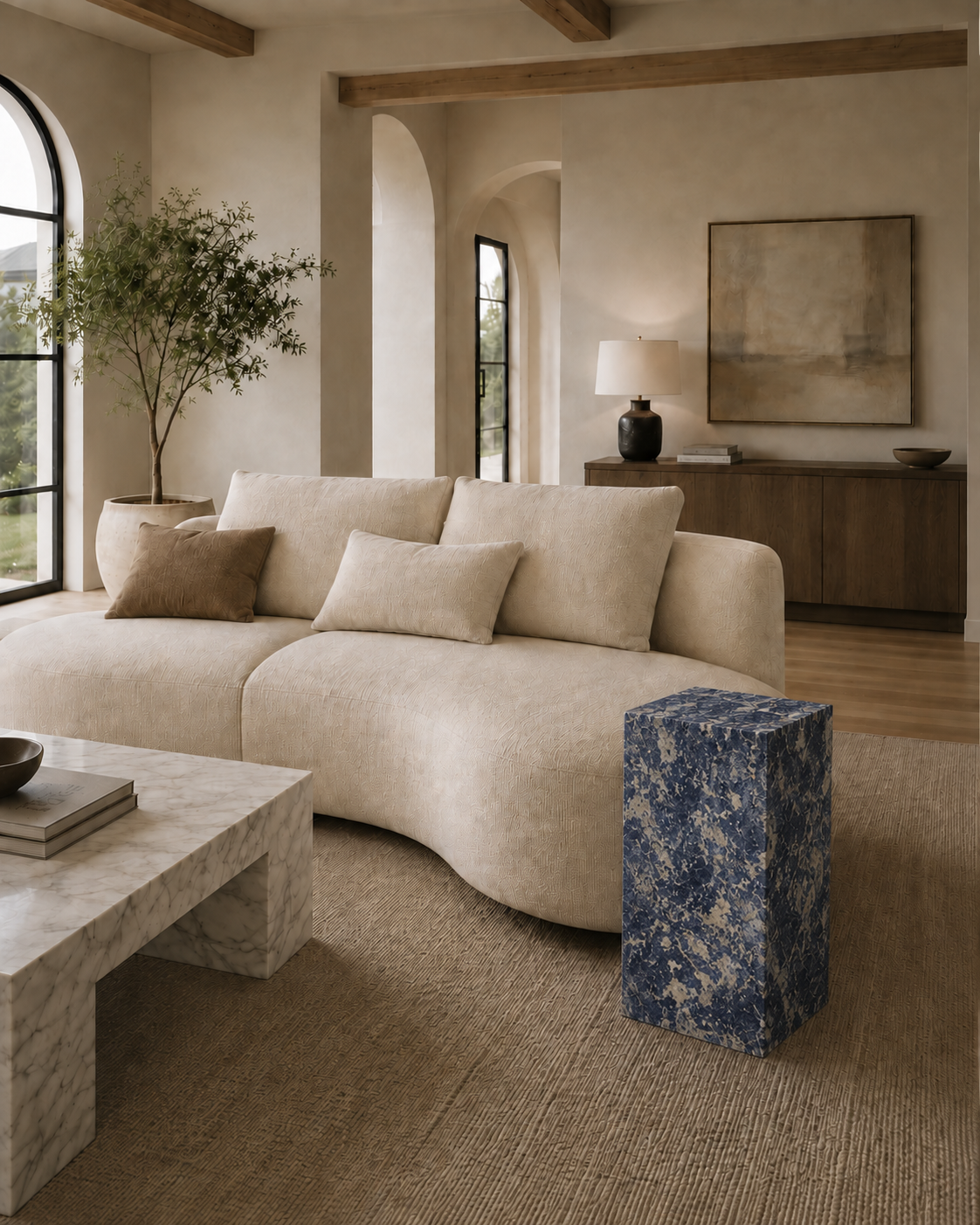The Monolith Collection | Luxury Marble Side Table