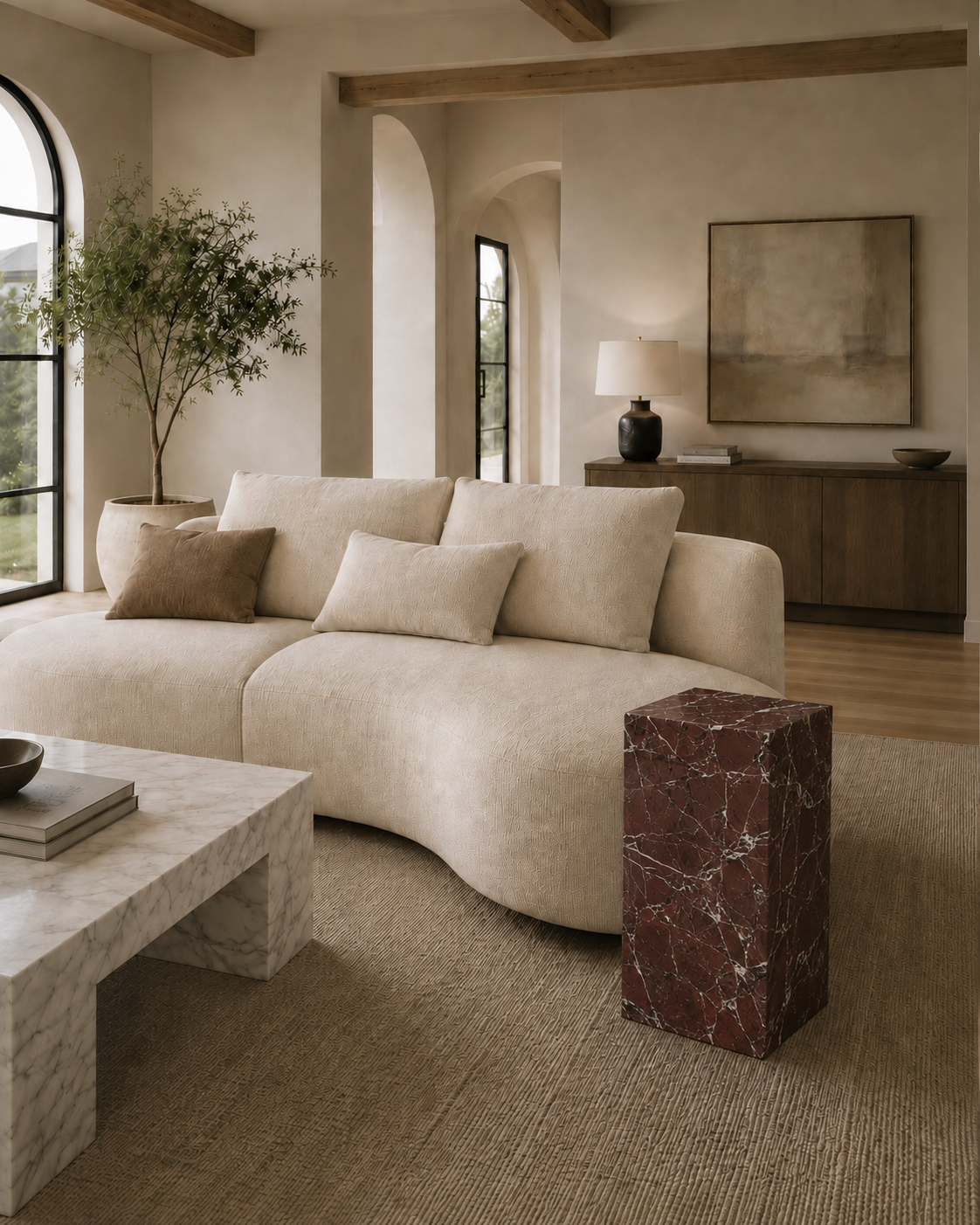 The Monolith Collection | Luxury Marble Side Table
