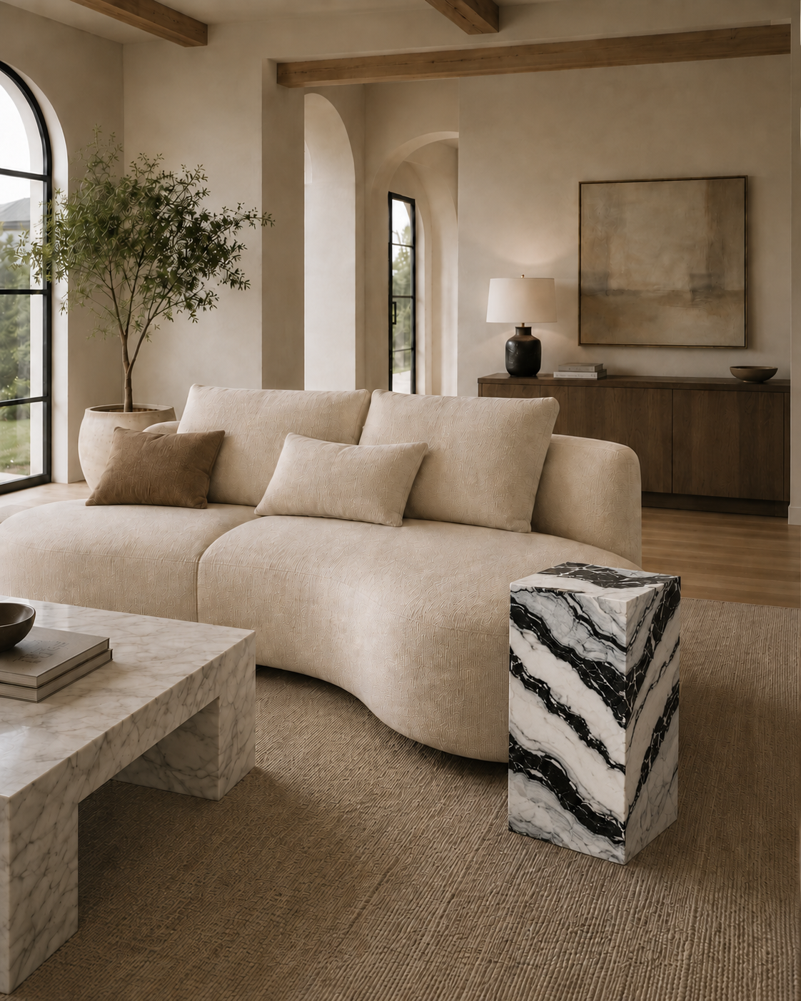 The Monolith Collection | Luxury Marble Side Table