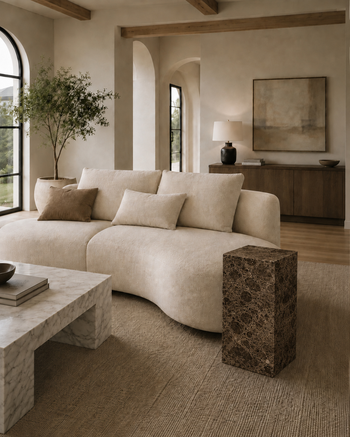 The Monolith Collection | Luxury Marble Side Table