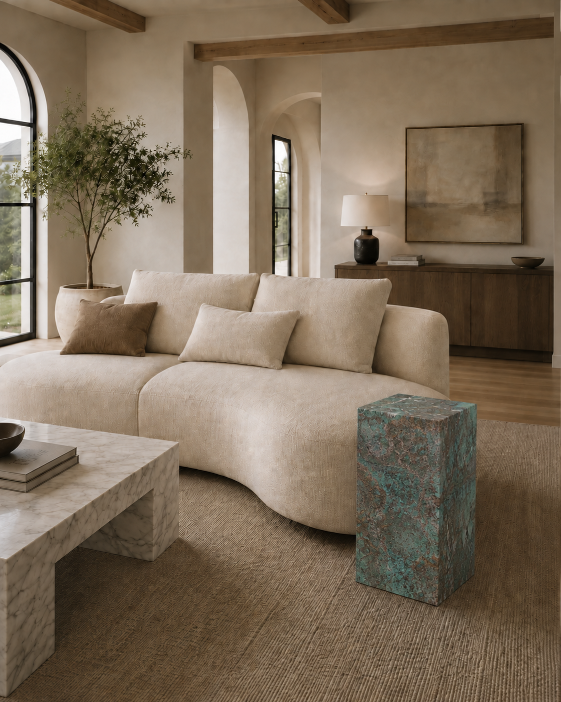The Monolith Collection | Luxury Marble Side Table