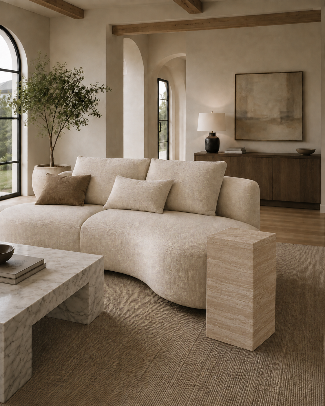 The Monolith Collection | Luxury Marble Side Table