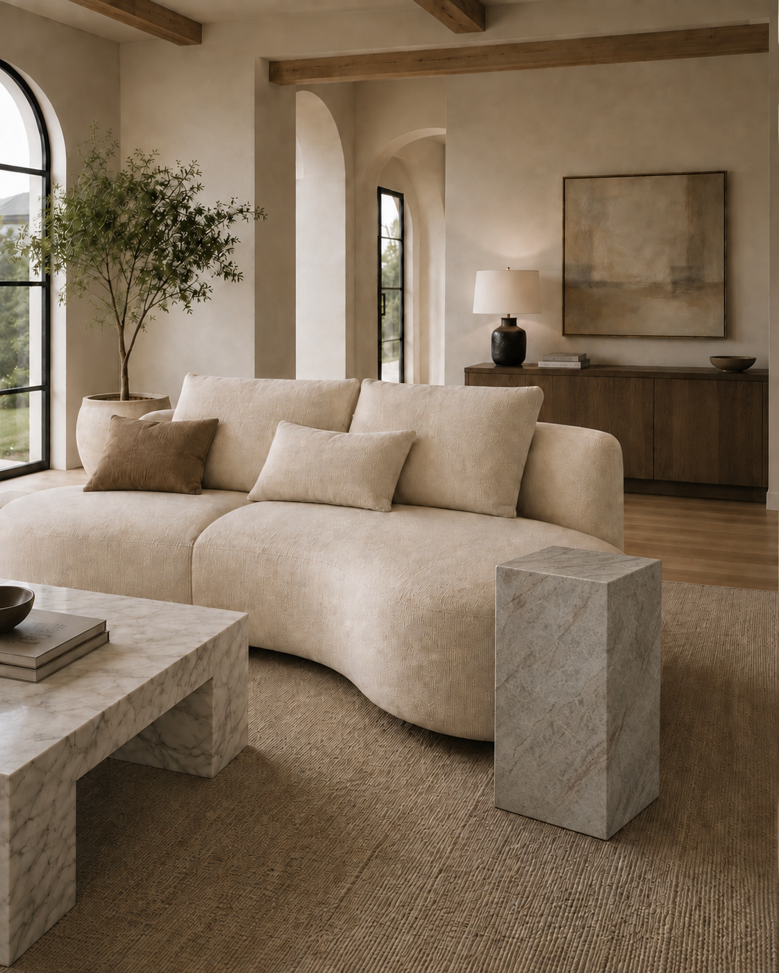 The Monolith Collection | Luxury Stone Side Table