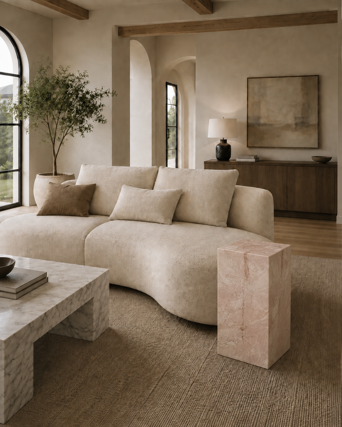 The Monolith Collection | Luxury Marble Side Table