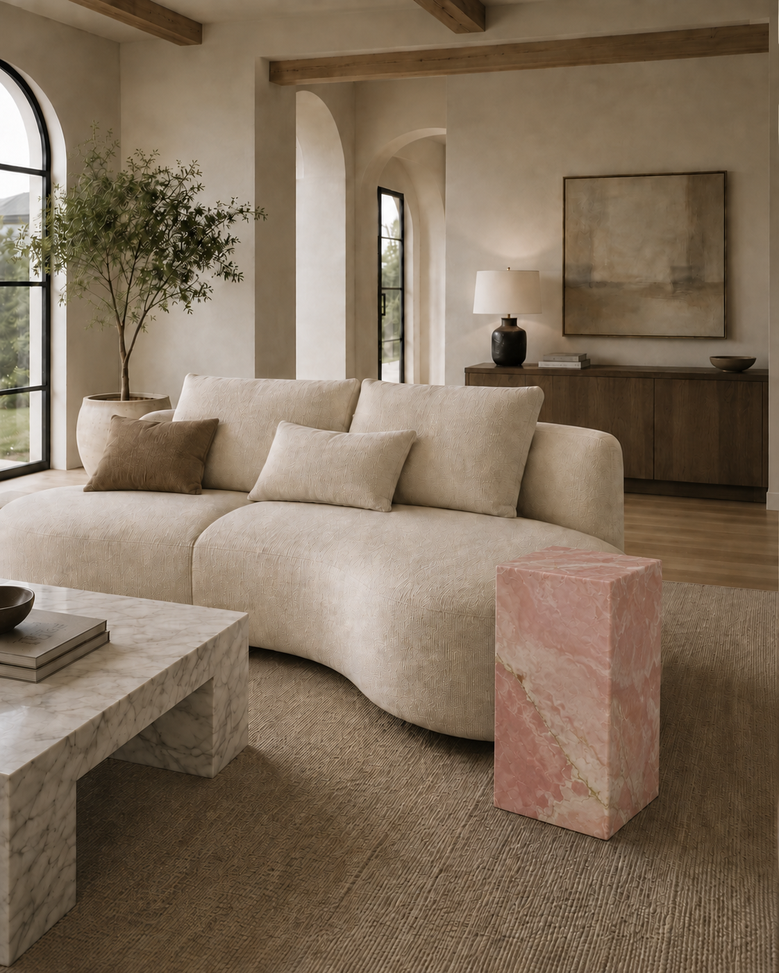 The Monolith Collection | Luxury Stone Side Table