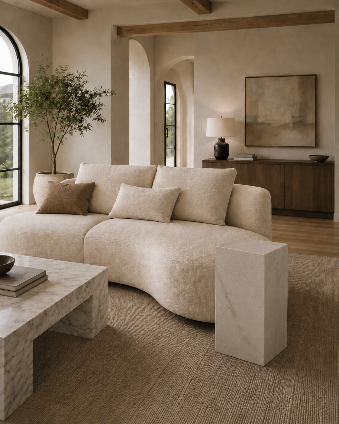 The Monolith Collection | Luxury Marble Side Table