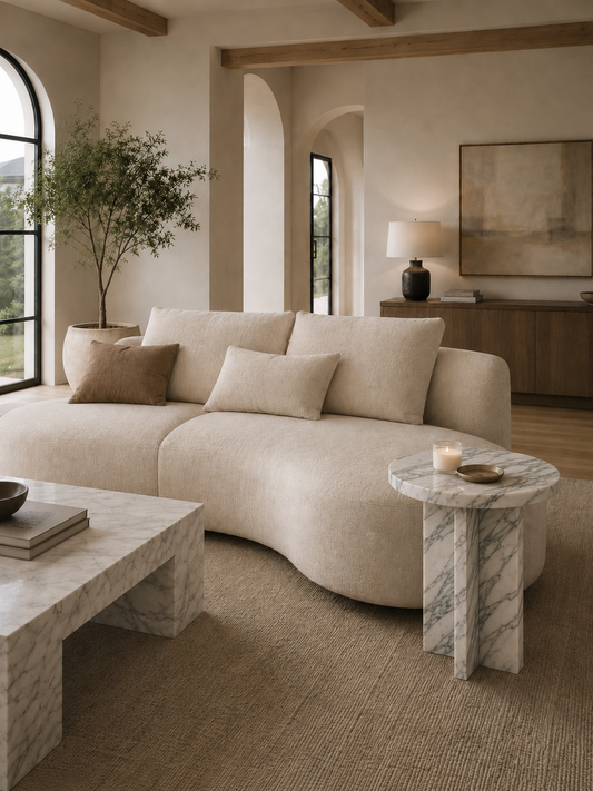 The Arco Collection | Luxury Marble Side Table